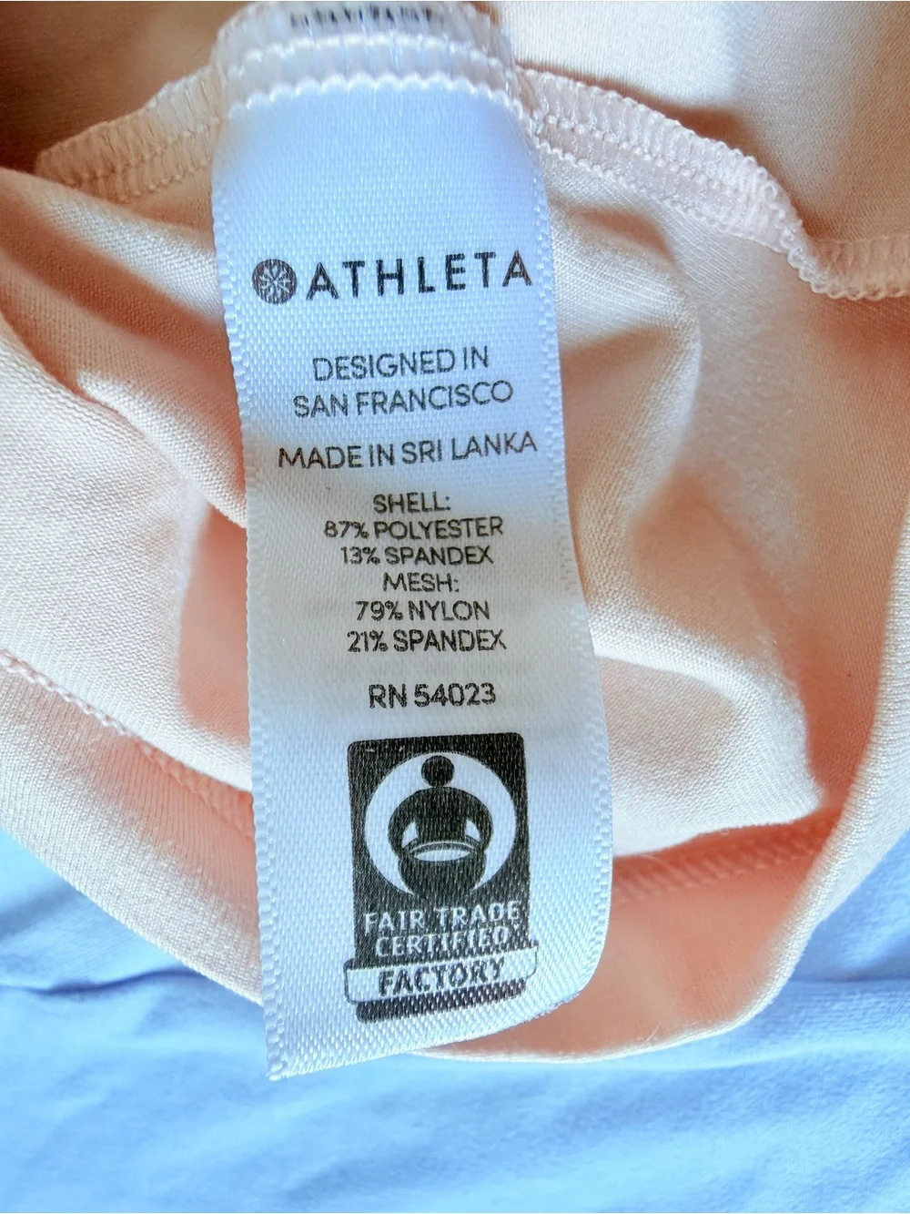 Athleta Racerback Tank Tops Mesh Back Light Blue Blush Pink Size XS Lot of 2